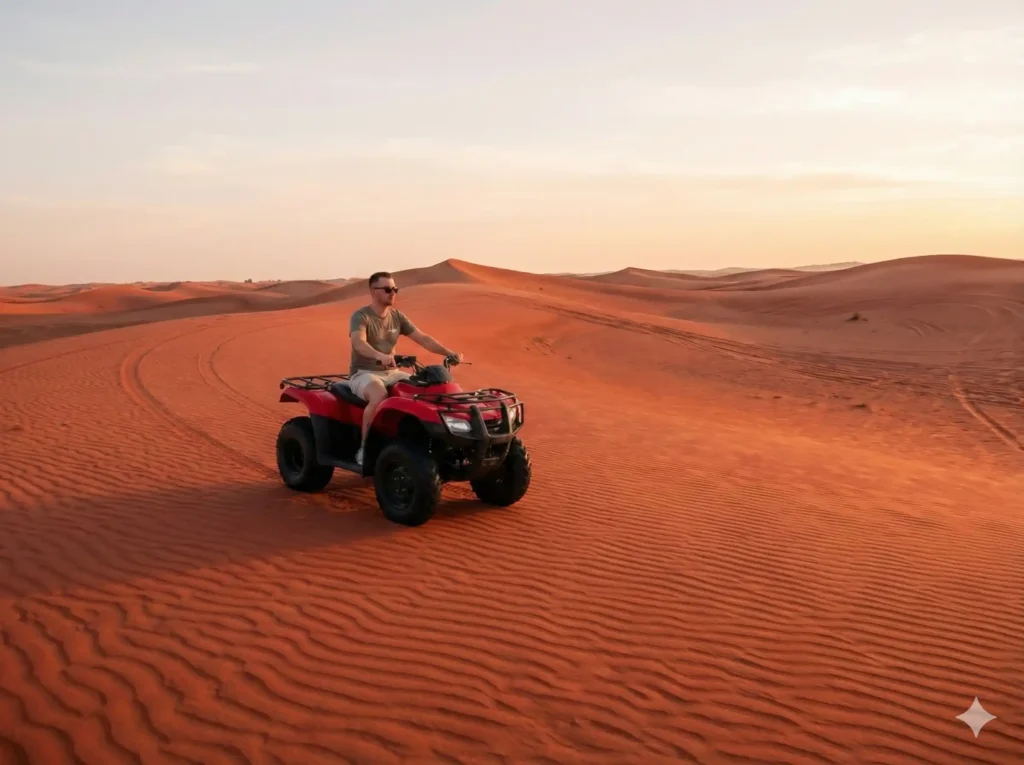 Morning Desert Safari With Quad Bike